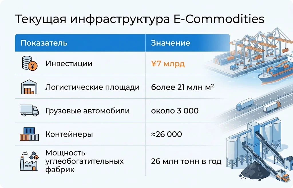 Текущая инфраструктура e commodities