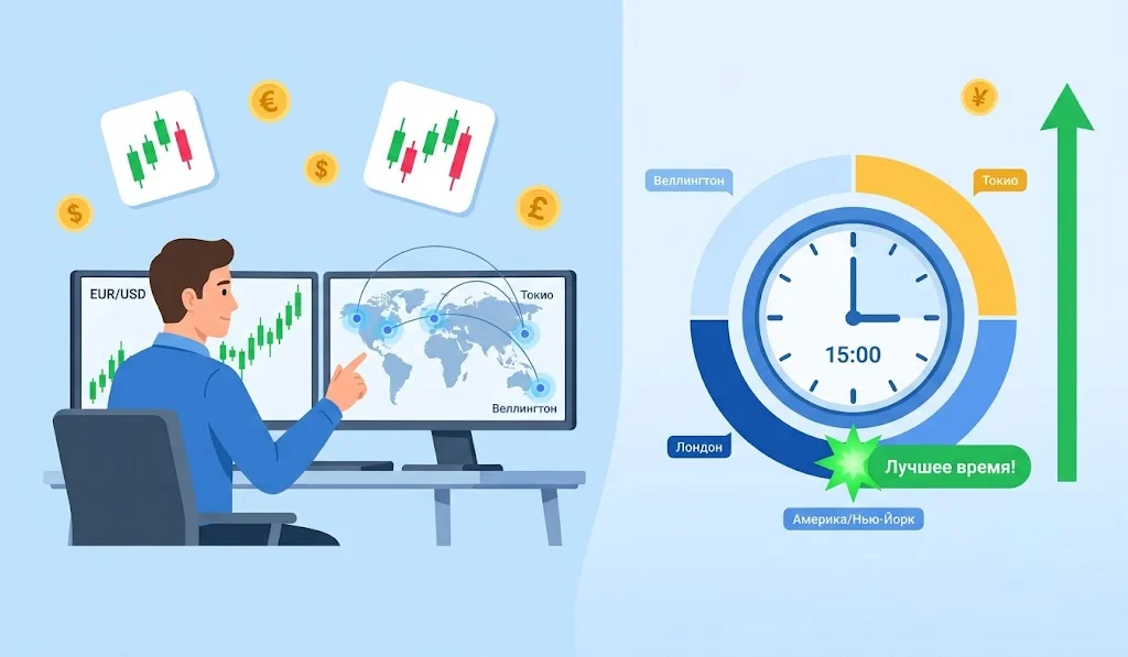 Торговые сессии Форекс: когда лучше торговать? Торговые сессии Форекс: когда лучше торговать?