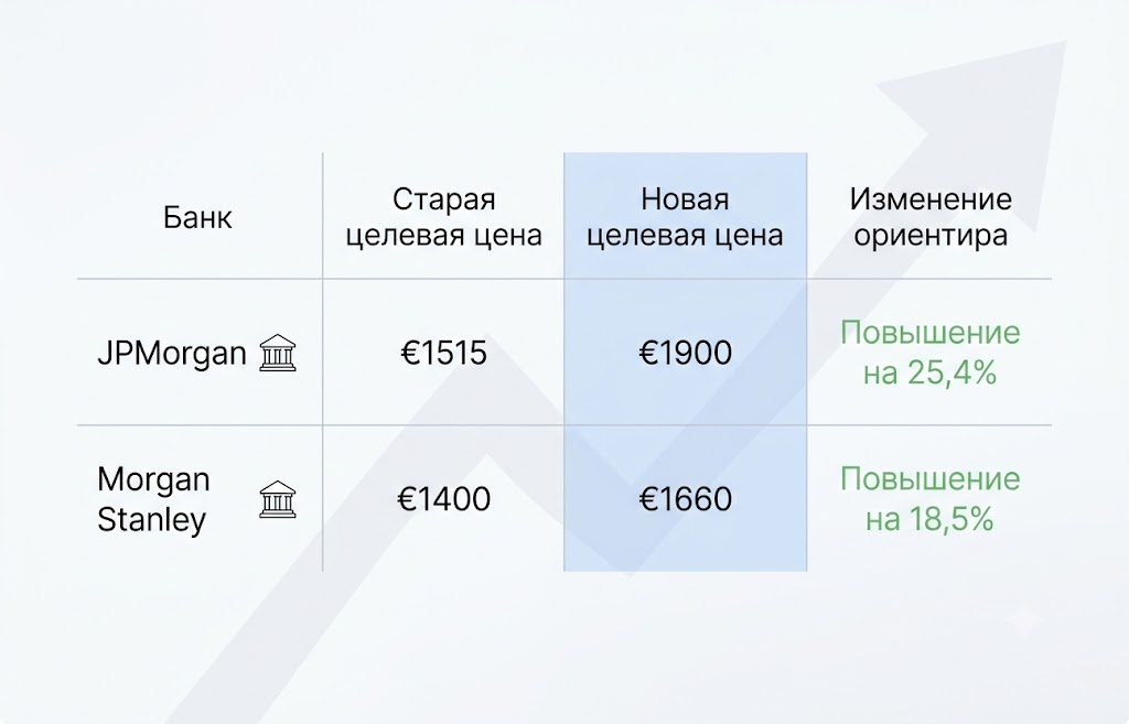 Целевые цены банков