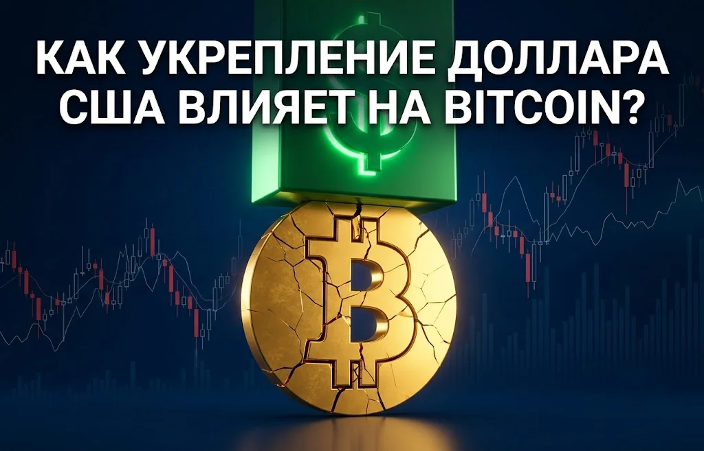 Укрепление доллара и биткоин: почему BTC падает?
