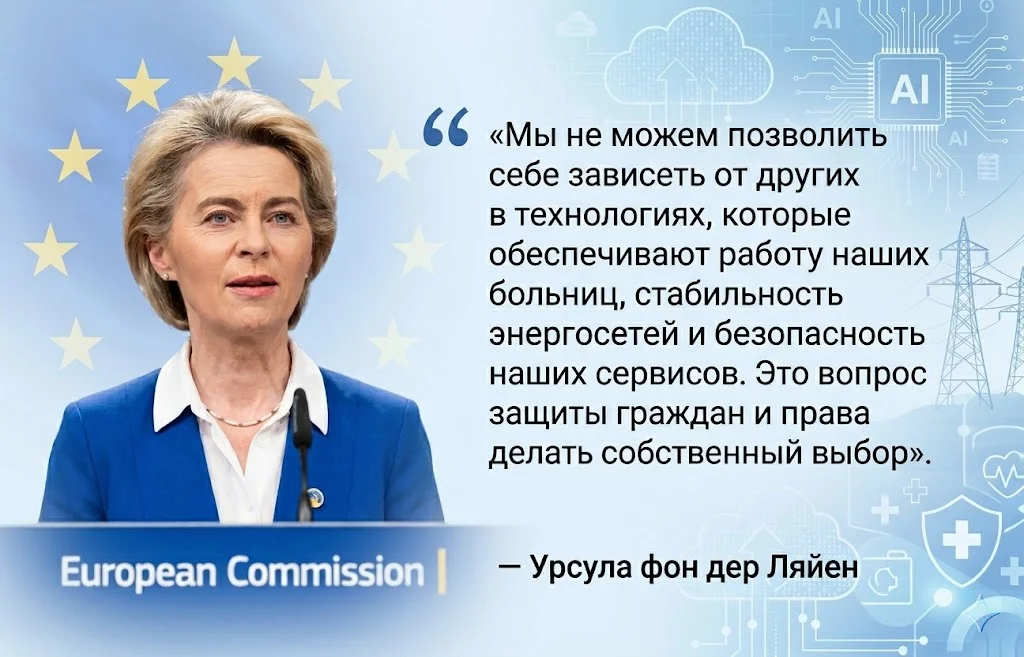 Урсула фон дер ляйен в официальном заявлении