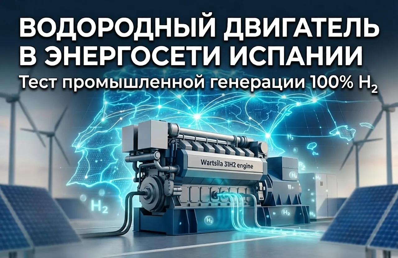 Водородный двигатель Wartsila изменит энергорынок?