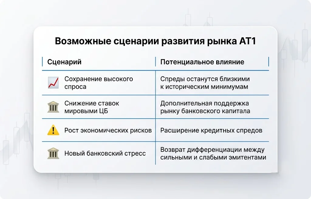 Возможные сценарии развития рынка at1