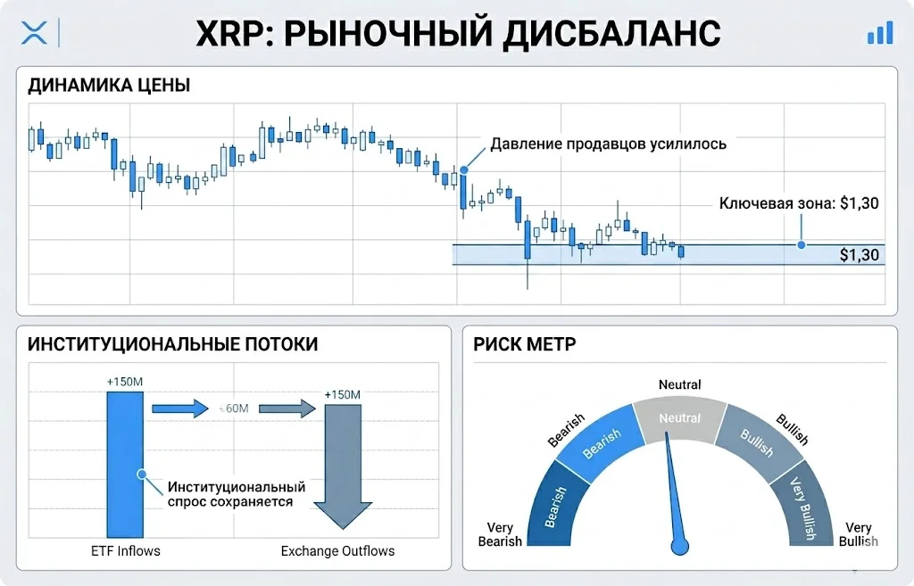 XRP рухнул к минимуму за 15 недель: ждать отскок?