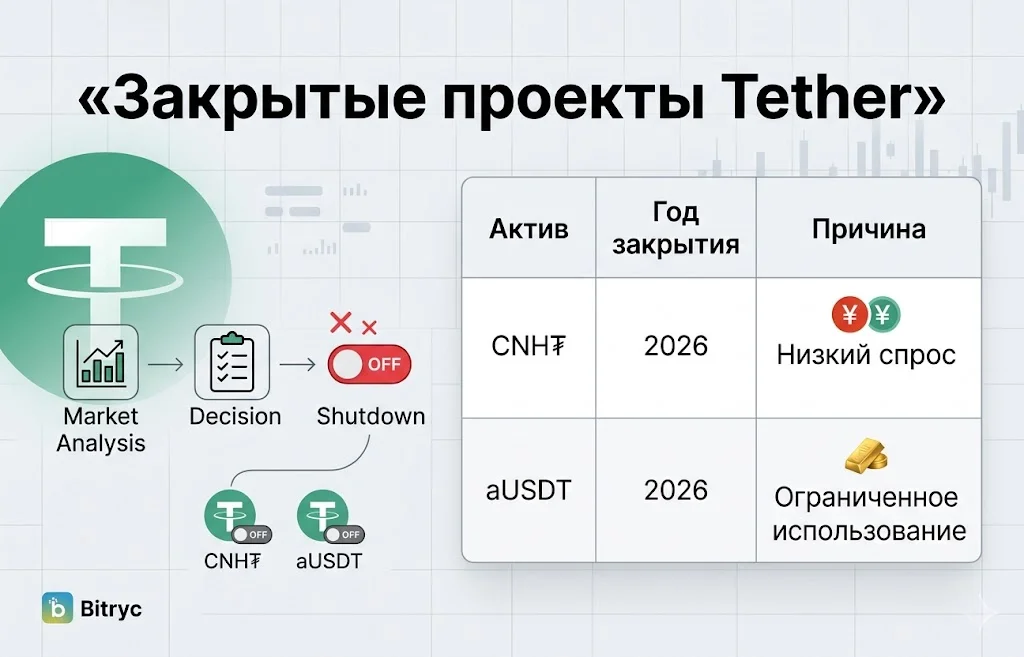 Закрытые проекты tether