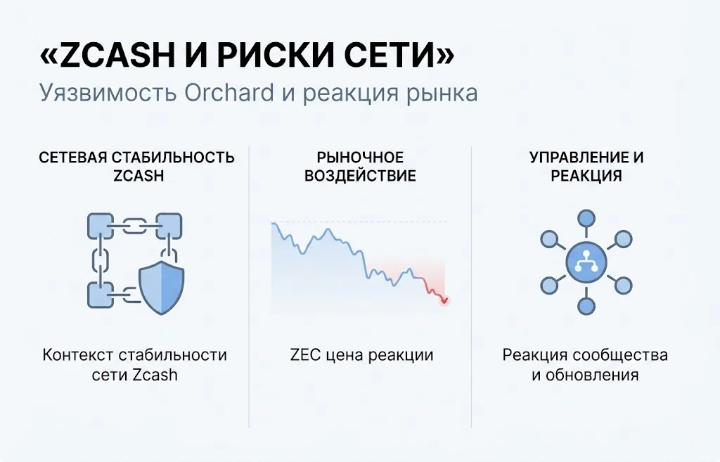Zcash обвалился на 40%: эмиссия ZEC под угрозой