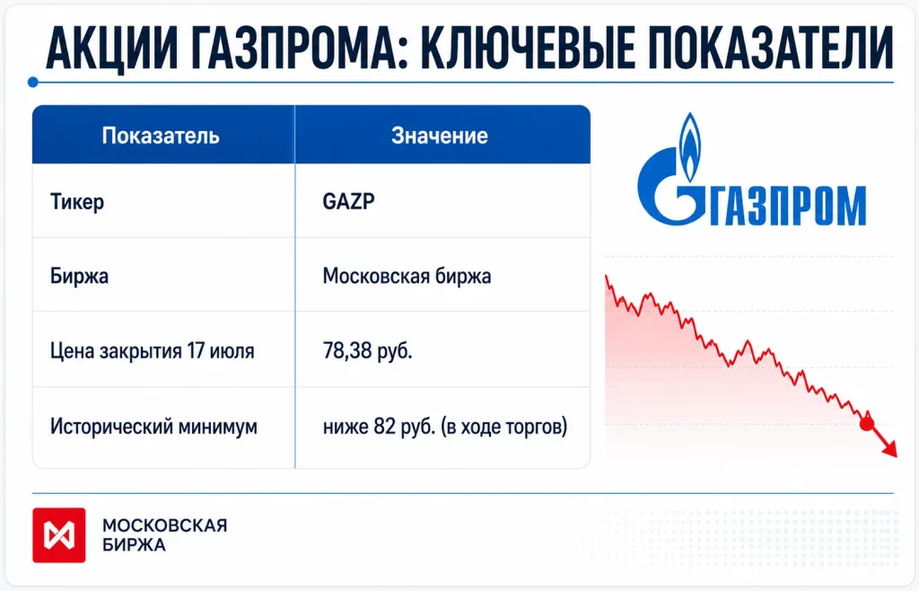 Акции Газпрома рухнули к новому минимуму: что происходит? 1 Акции газпрома ключевые показатели