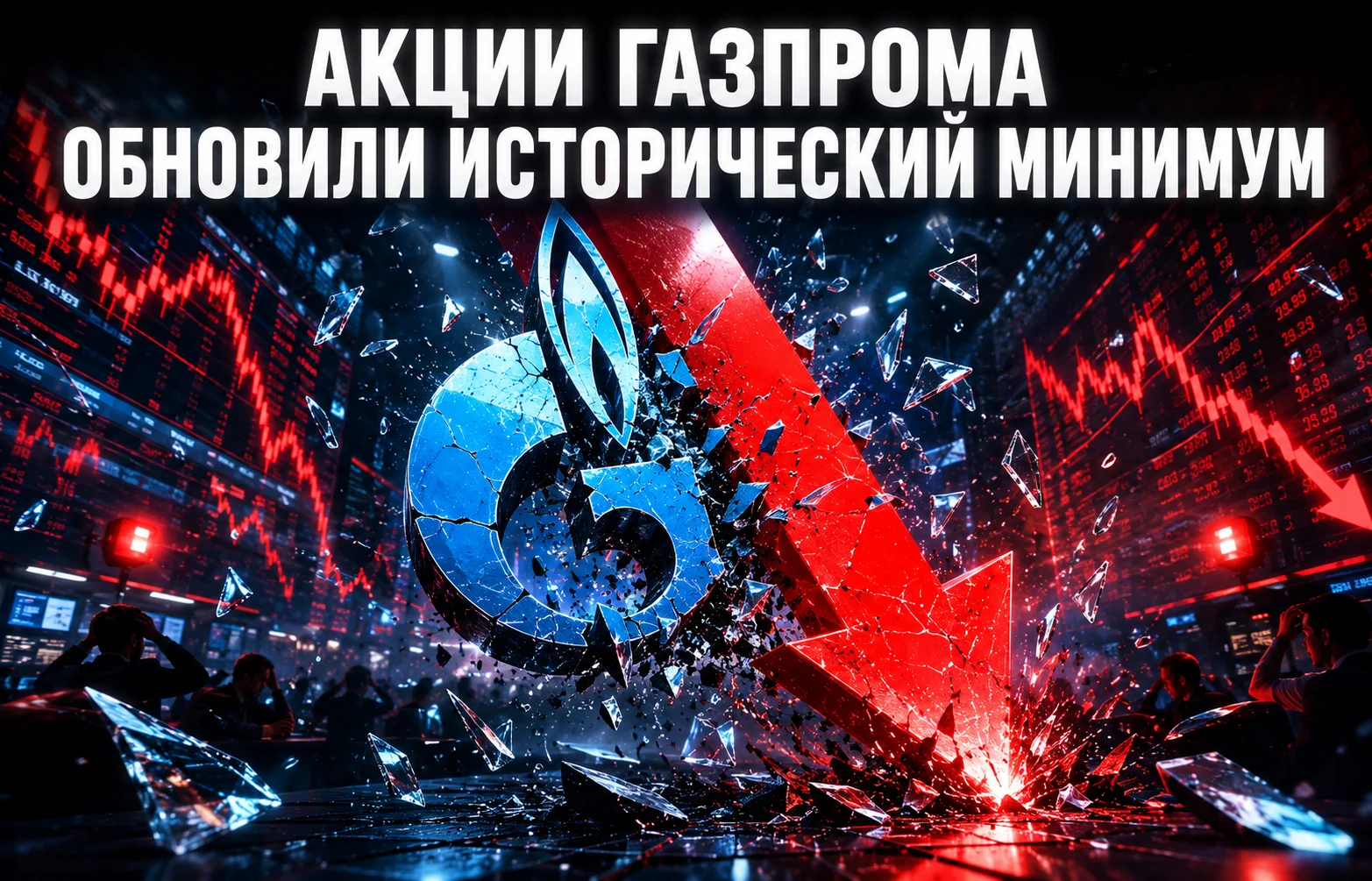 Акции Газпрома рухнули к новому минимуму: что происходит?