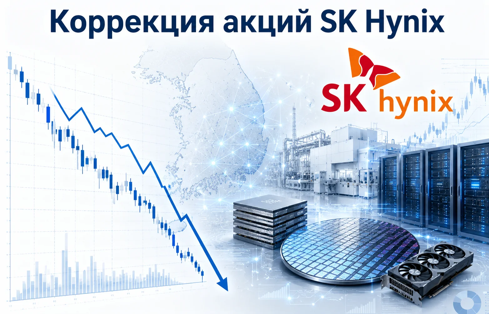 Акции SK Hynix рухнули на 45%: рынок усомнился в AI-буме