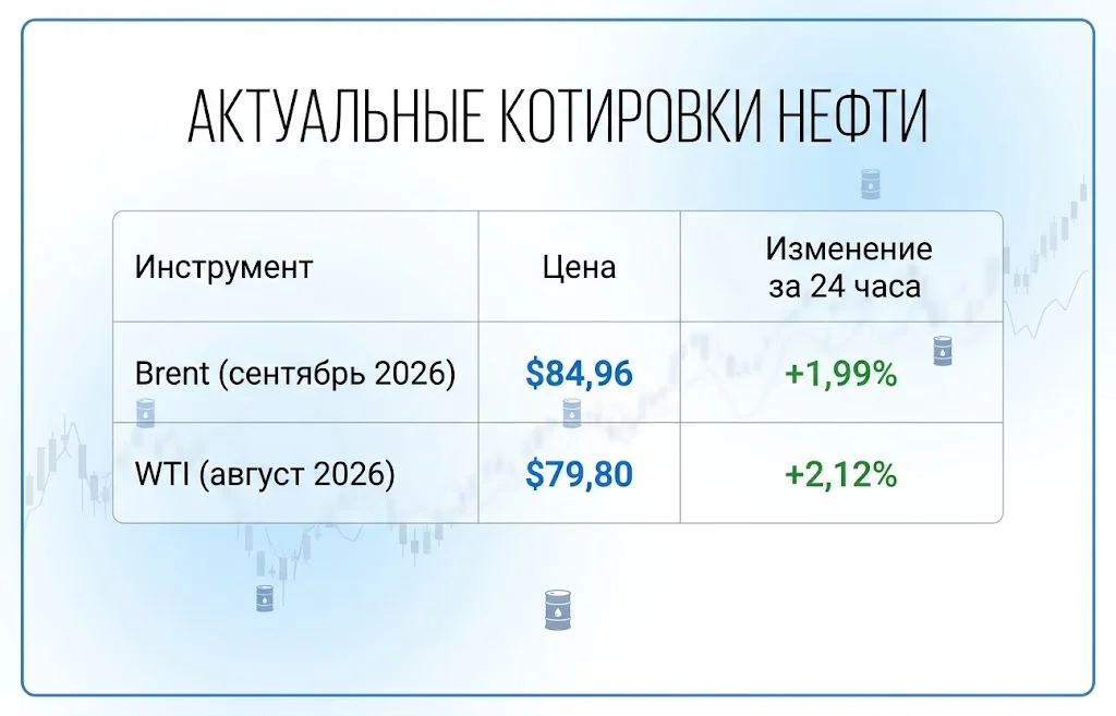 Импорт нефти в Китай рухнул до минимума почти за 10 лет 1 Актуальные котировки нефти