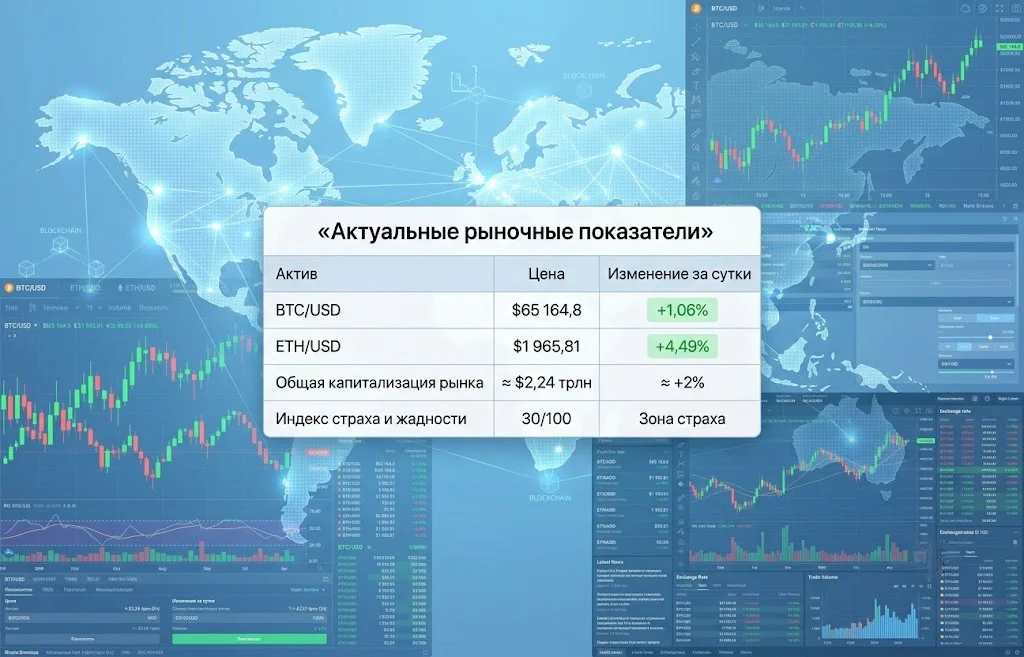 Актуальные рыночные показатели