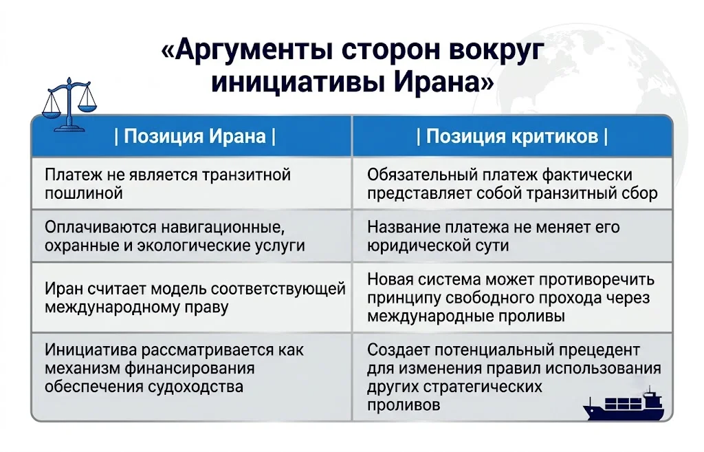 Плата за проход через Ормузский пролив: как это работает на других морских путях? 3 Аргументы сторон вокруг инициативы ирана