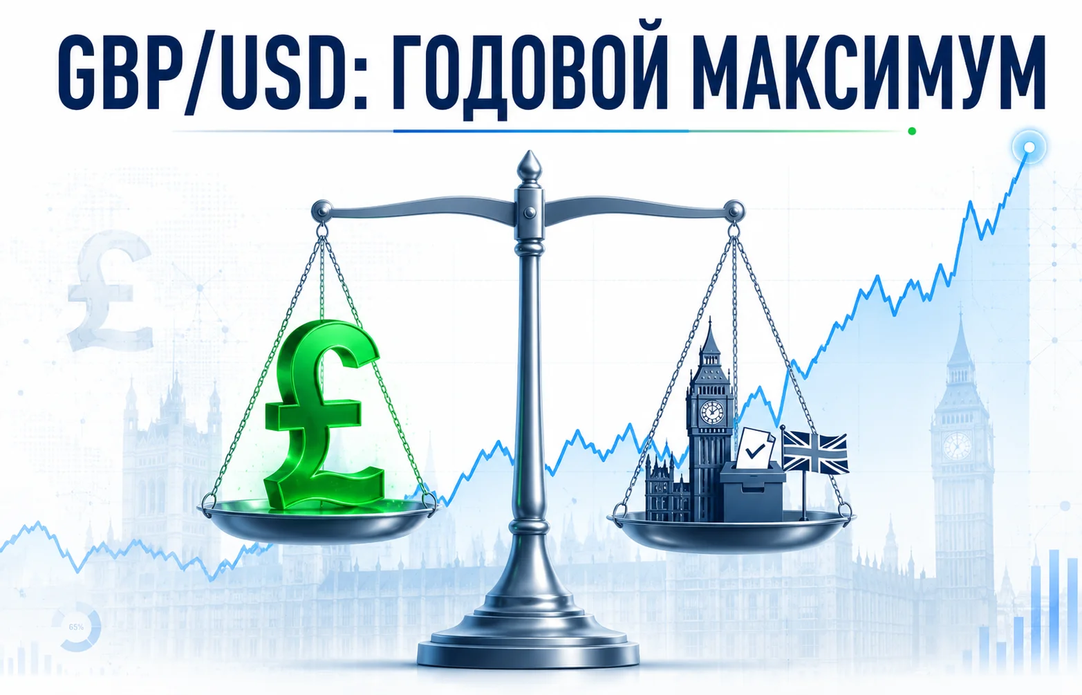 Британский фунт взлетел до максимума за год: обзор рынка GBP
