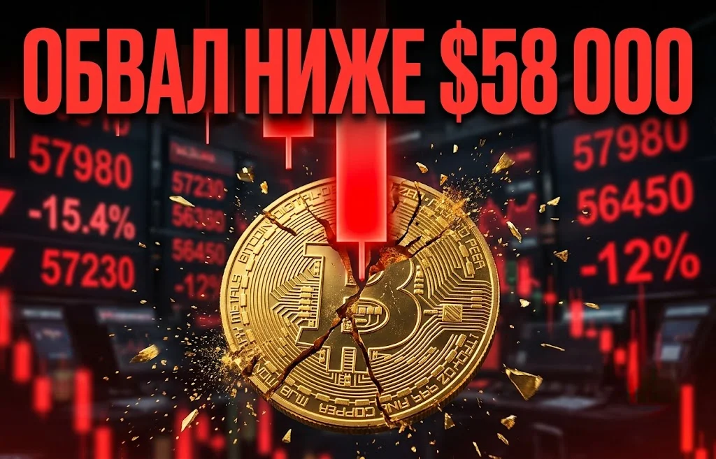 BTC упал ниже $58 000: результаты распродажи на Binance