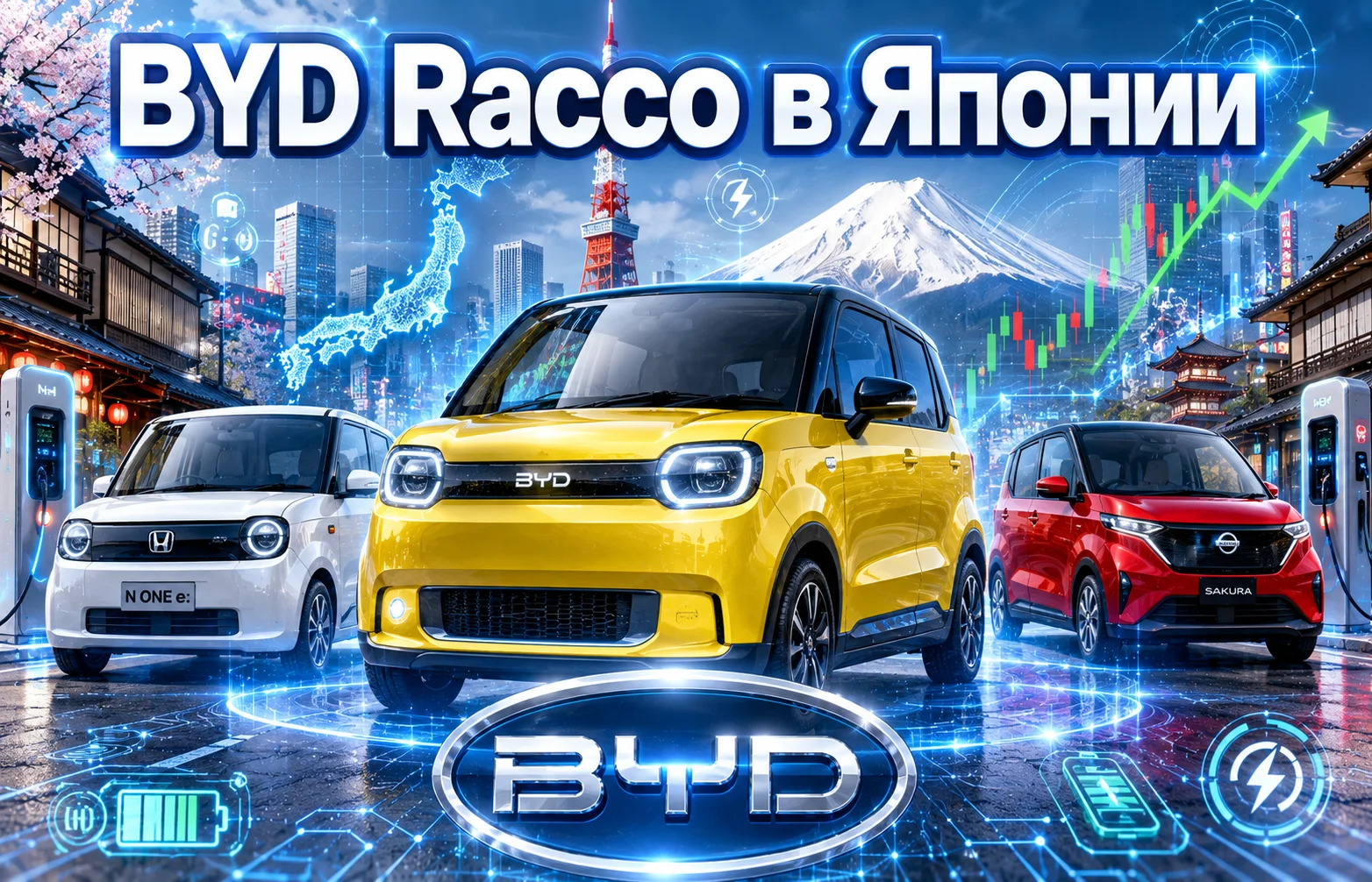 BYD Racco начинает борьбу за рынок kei-car в Японии