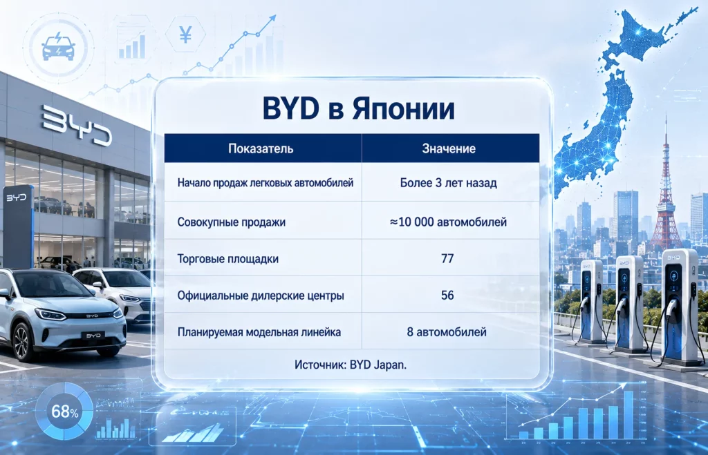 Byd в японии