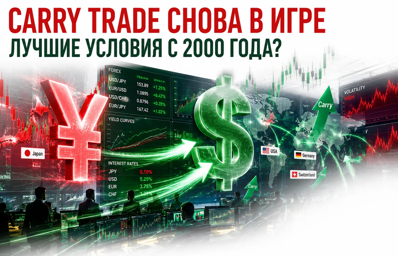 Carry trade снова в центре внимания: Goldman Sachs назвал лучший момент