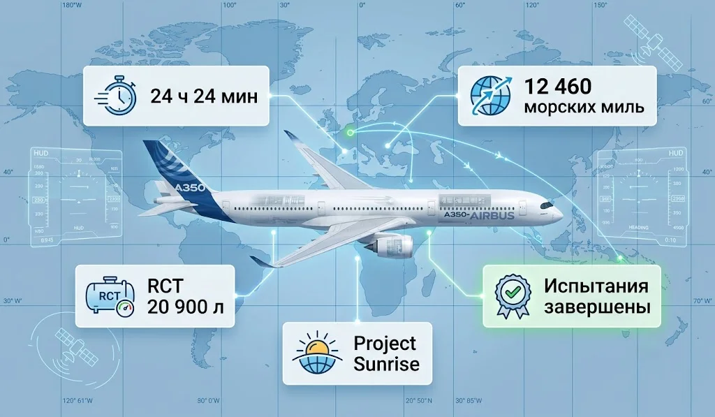 Что подтвердил airbus a350 1000ulr