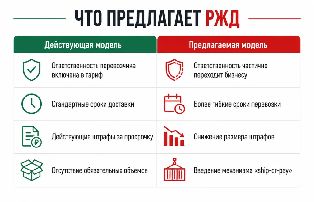 РЖД меняет правила: бизнесу грозят новые расходы 2 Что предлагает изменить ржд