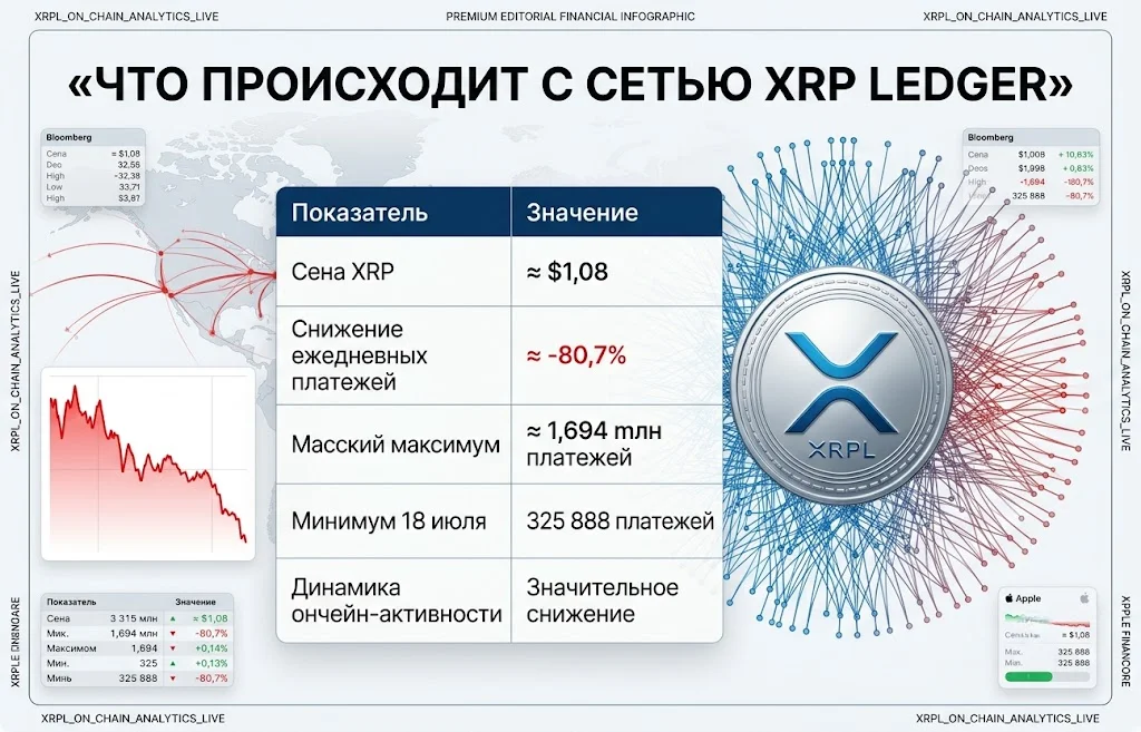 Дайджест криптоновостей за 20.07.2026: BTC падает, ETH удивляет ETF 2 Что происходит с сетью xrp ledger