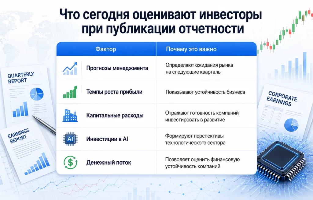 Фондовый рынок США перегрелся? Почему ралли теряет импульс? 2 Что сегодня оценивают инвесторы при публикации отчетности
