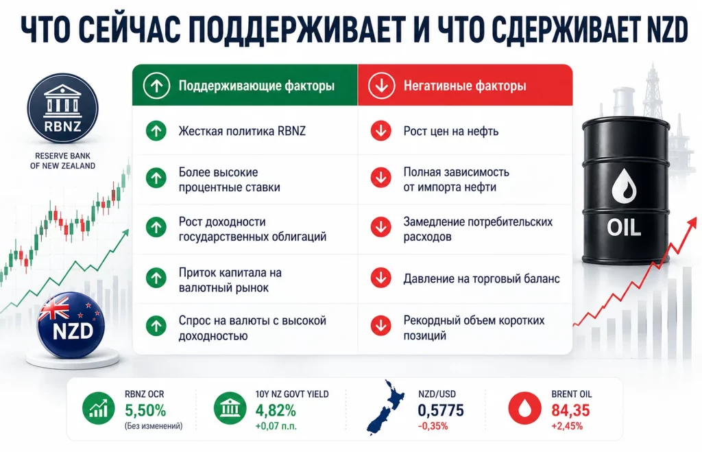 Рекордный шорт по NZD: что знают крупнейшие хедж-фонды? 3 Что сейчас поддерживает и что сдерживает nzd