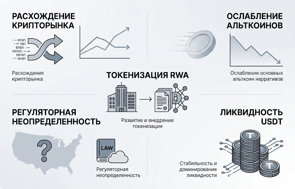 Дайджест крипторынка за 29.06.2026: аналитики меняют взгляд на альткоины