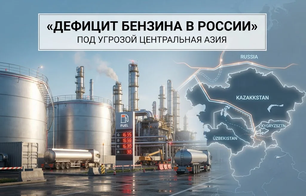 Дефицит бензина в России меняет топливный рынок Центральной Азии