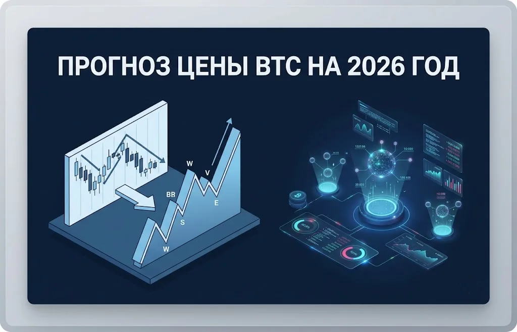 Прогноз цены биткоина на 2026 год: обвал до $46 000?