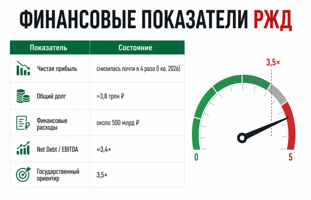 РЖД меняет правила: бизнесу грозят новые расходы 4 Финансовые показатели ржд
