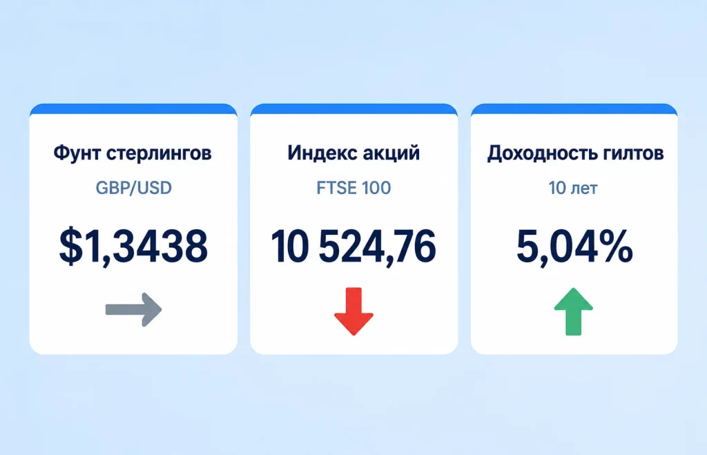 Фунт стерлингов и настроения на фондовом рынке
