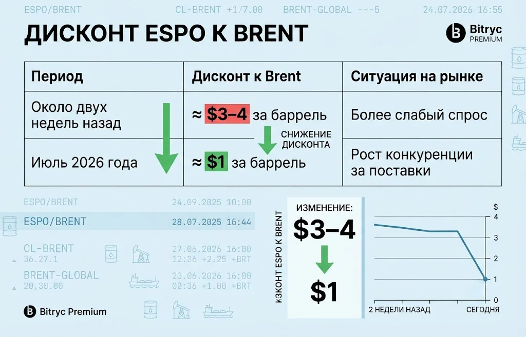 Китай скупает российскую нефть: рынок меняется быстрее ожиданий 2 Изменение условий покупки espo