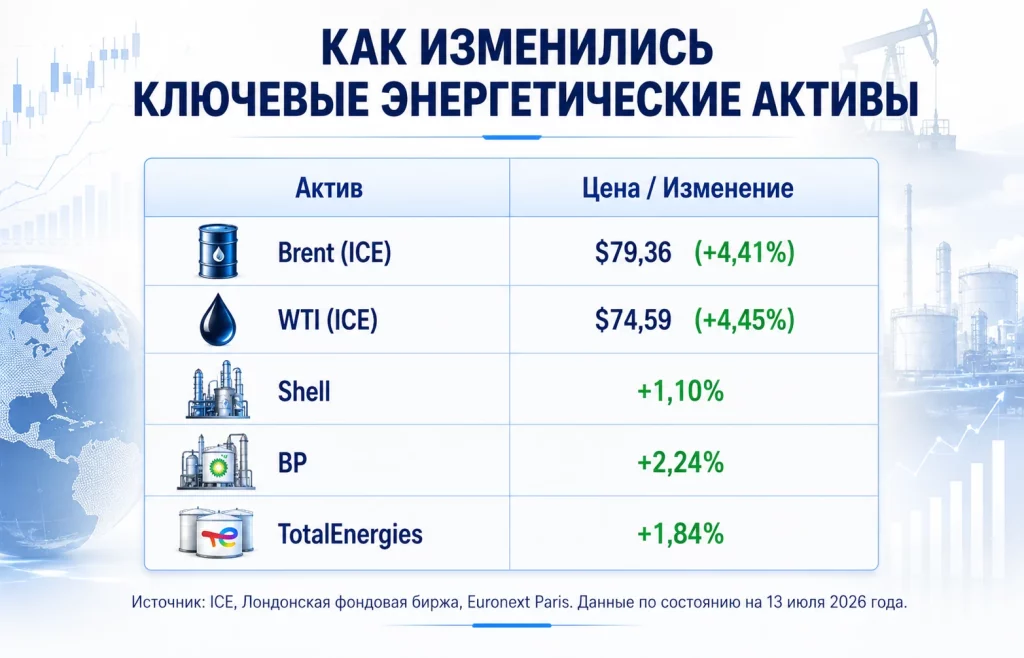 Как изменились ключевые энергетические активы