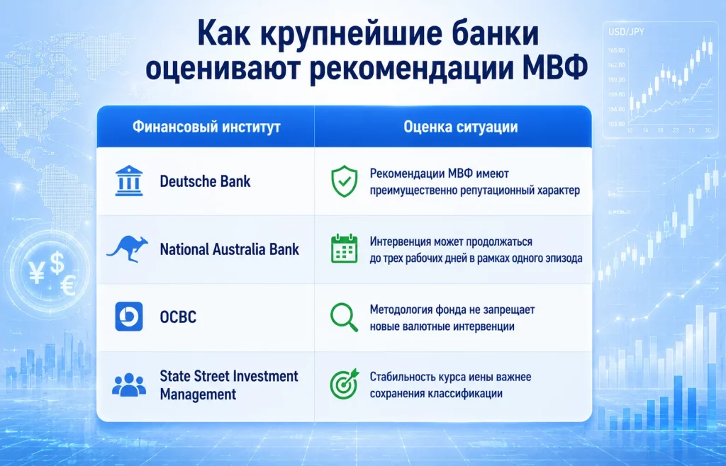 Как крупнейшие банки оценивают рекомендации мвф