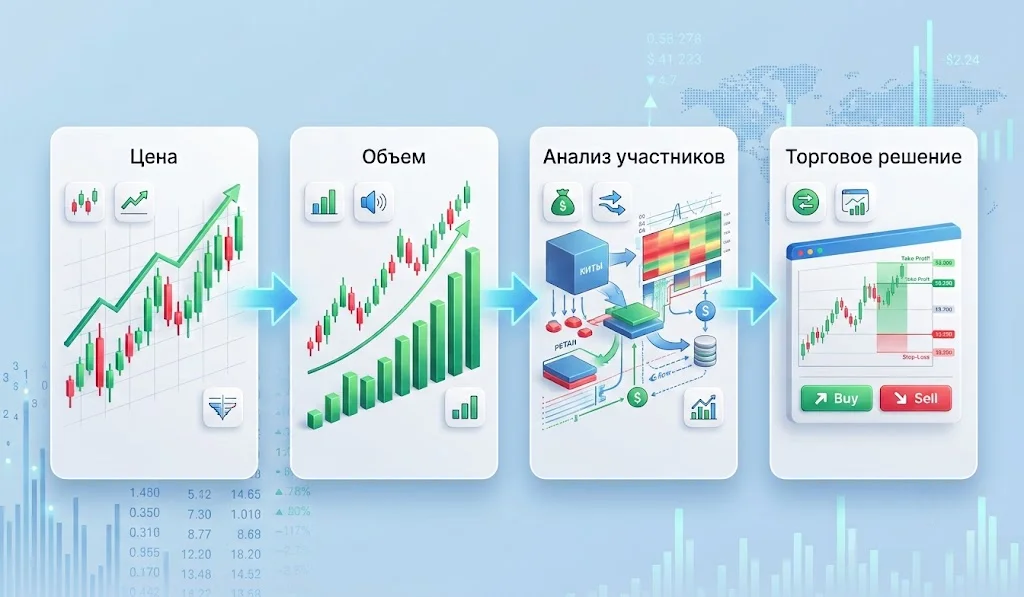 Торговые сессии Форекс: когда лучше торговать? 3 Как работает объемный анализ
