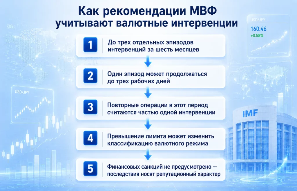 Как рекомендации мвф учитывают валютные интервенции