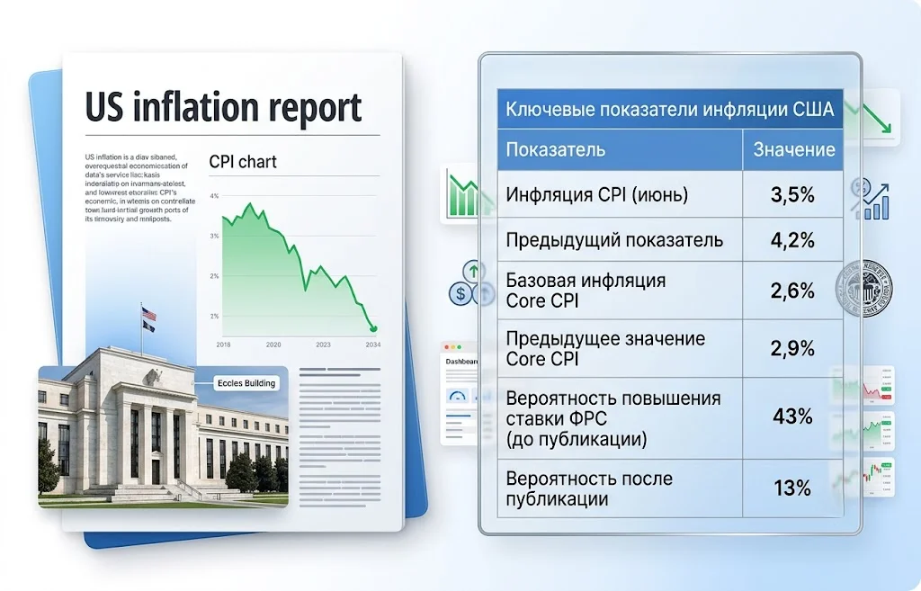 Bitcoin приблизился к $65 000: рынок отреагировал на инфляцию в США 1 Ключевые показатели инфляции сша