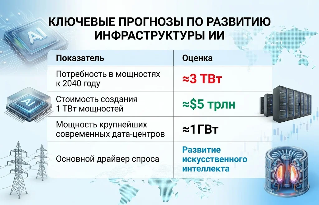Ключевые прогнозы по развитию инфраструктуры ии