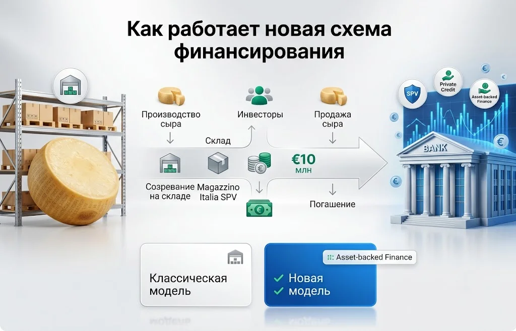 Кредит под залог сыра: Италия открыла новый рынок финансирования