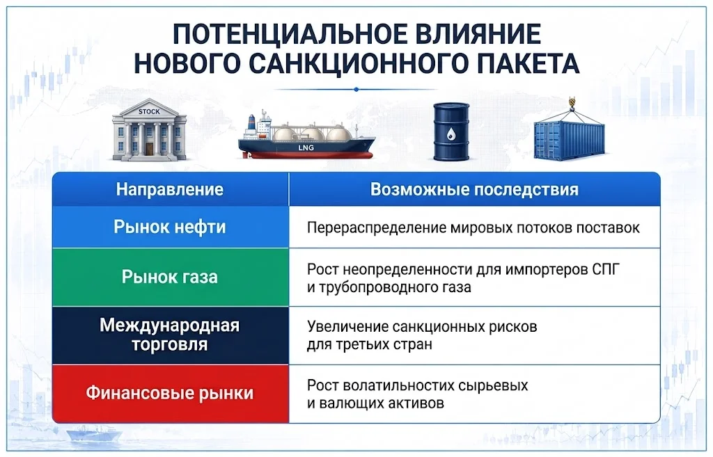 Потенциальное влияние нового санкционного пакета