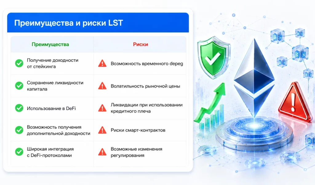 Преимущества и риски lst