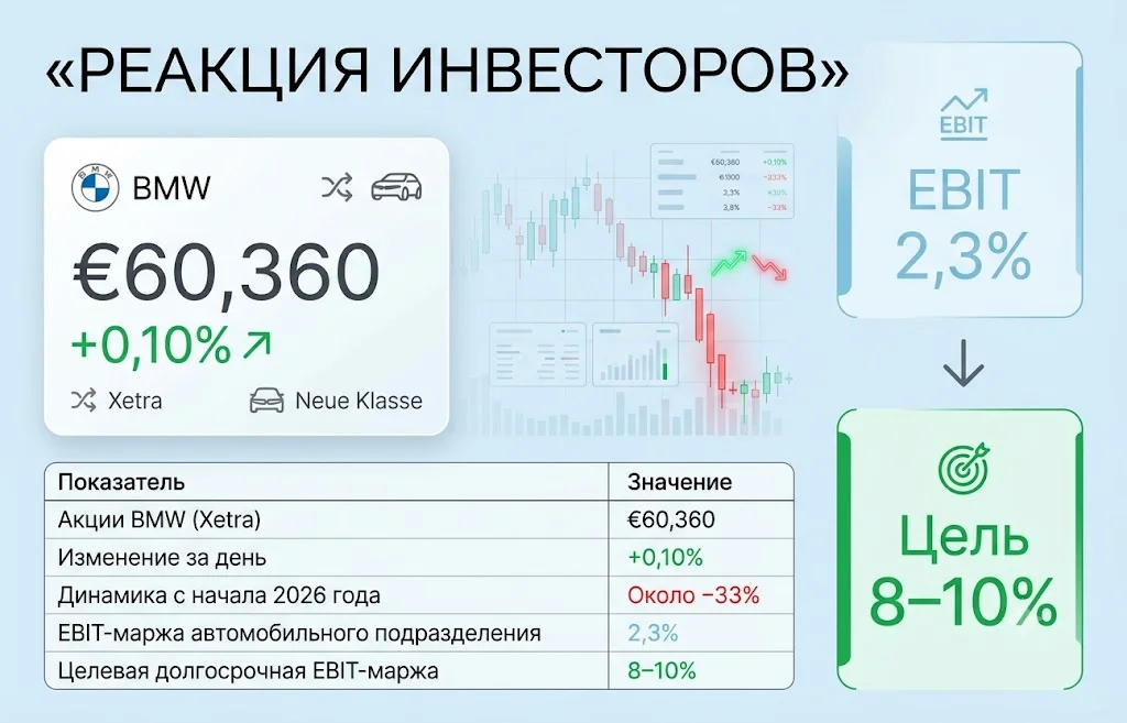Реакция рынка после публикации отчетности