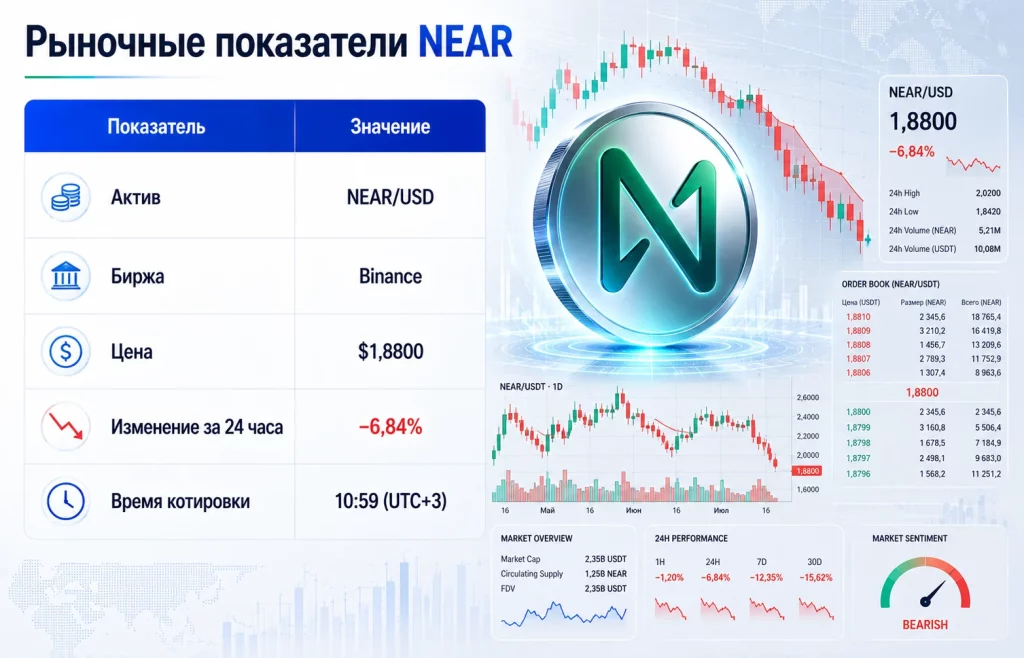 NEAR Protocol готовится к эре квантовых компьютеров 4 Рыночные показатели near