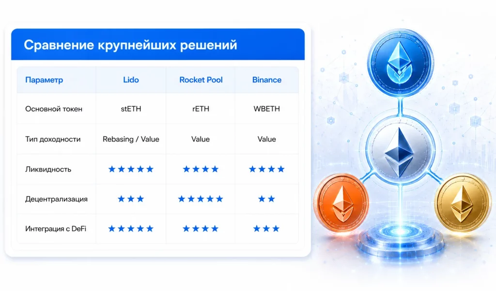 Сравнение крупнейших решений