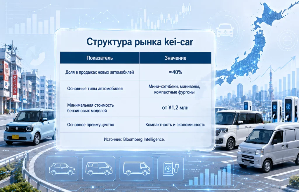 Структура рынка kei car