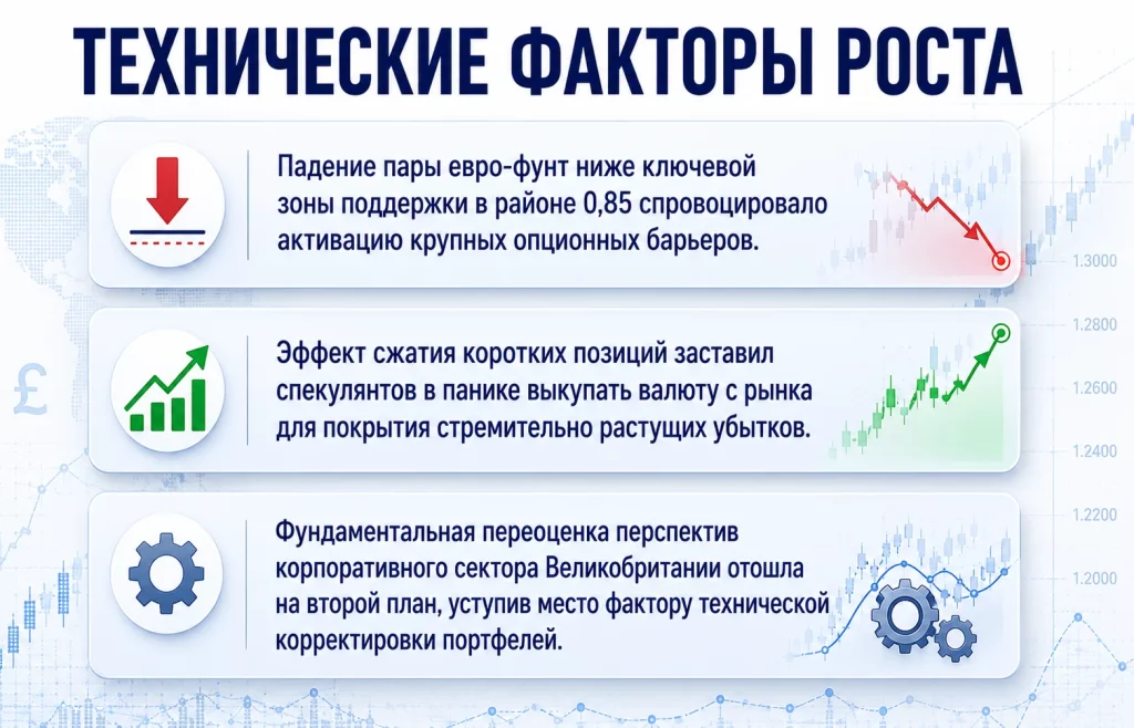 Технические факторы роста фунта стерлингов