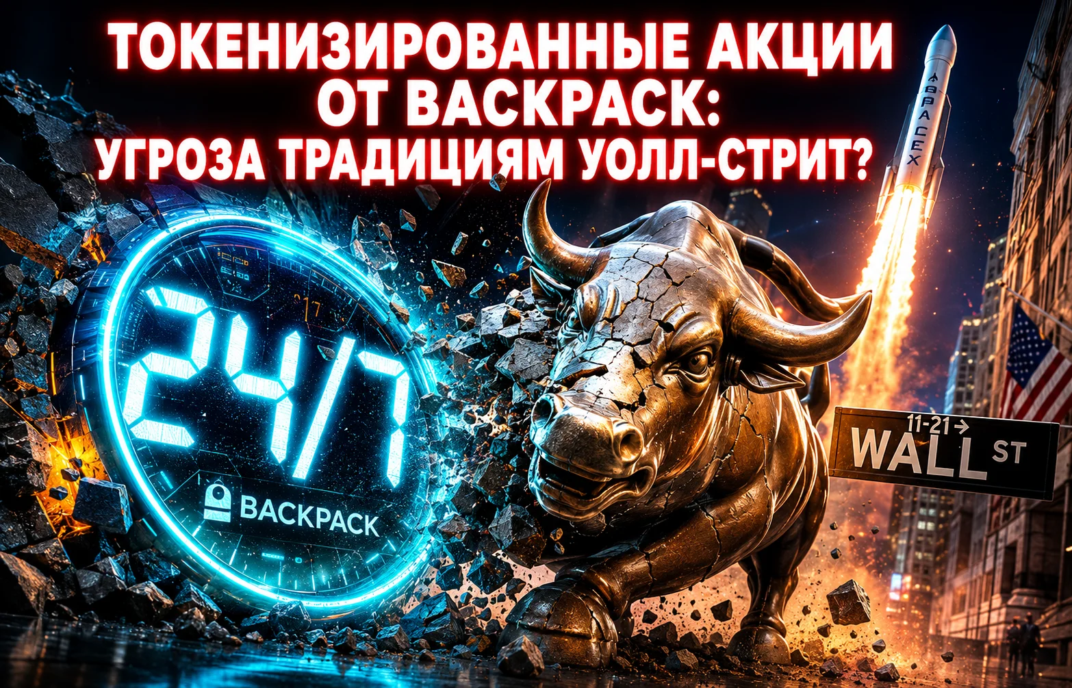 Токенизированные акции: Backpack меняет правила Уолл-стрит