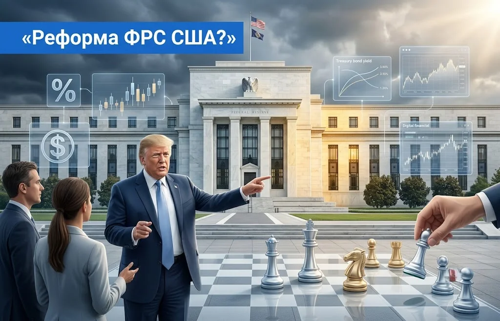 Трамп готовит реформу ФРС США: что изменится для рынков