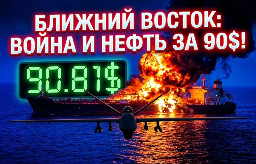 Цена нефти Brent пробила $90: угроза на Ближнем Востоке