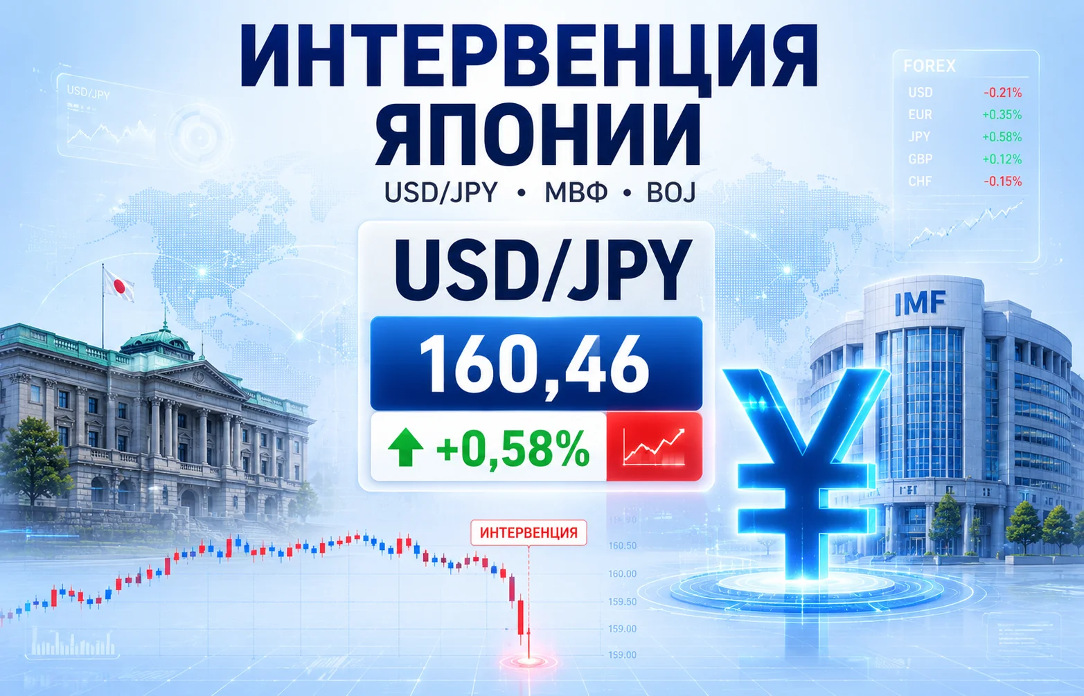 Валютная интервенция Японии: почему правила МВФ стали главным ориентиром рынка?